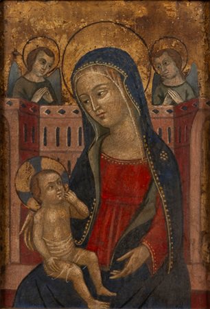 Imitatore di Giotto - Madonna con Bambino e Angeli