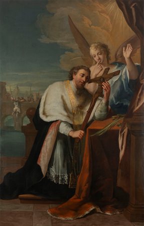 Scuola romana, inizi secolo XVIII - San Giovanni Nepomuceno