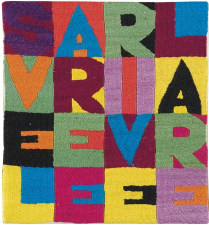 ALIGHIERO BOETTI 1940 - 1994 SVELARE E RIVELARE signed on the reverse,...