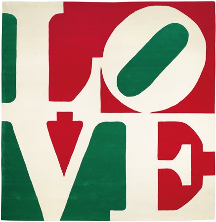 ROBERT INDIANA N. 1928 CLASSIC LOVE signed; signed and numbered 10/125 on the...