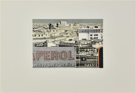 Giorgio Tonelli (1941) APEROL, 1978 litografia, cm 35x50; es. 85/99 firma,...