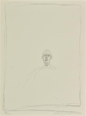 Alberto Giacometti (1901 - 1966) BUSTE HOMME II, 1963 litografia, cm...