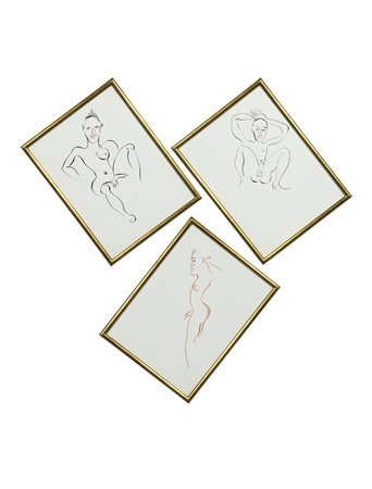 Luigi Ontani, Incompiuti adonici abusi I, II e III, 1993, 1996, 1998