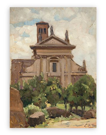 LEONARDO DUDREVILLE (1885-1976) - S. Maria Nova (detta anche S. Francesca Romana al Palatino), 1940