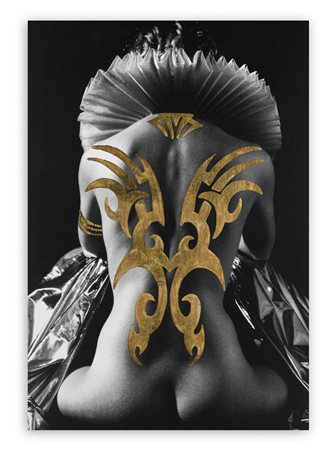 PLINIO MARTELLI (1945-2016) - Golden tattoo gorgiera, 2010