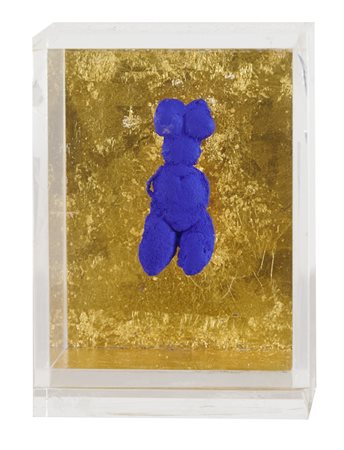 Yves Klein (After) Little blue Venus Scultura/Pendente in bronzo dipinto in...