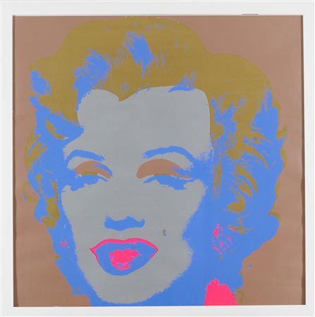 Andy Warhol (After) Marilyn 1970 Serigrafia a colori su carta cm. 84,5x84,5...