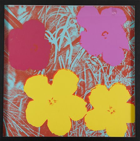 Andy Warhol (Pittsburg, 1928 - New York, 1987) Flowers 1970 Serigrafia su...