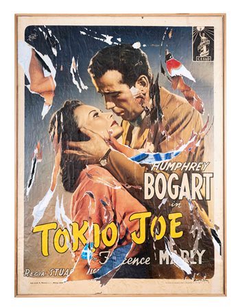 Mimmo Rotella (Catanzaro, 1918 - Milano, 2006) Tokio Joe 1967-85 Decollage su...