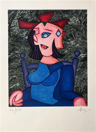 Enrico Baj “Madame Picasso” 1986