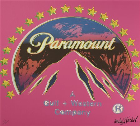 D'apres Andy Warhol PARAMOUNT stampa tipografica su cartoncino, cm 60x60; es....