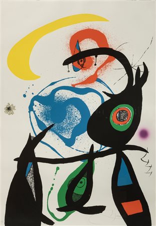 Joan Mirò (Barcellona 1893-Maiorca 1983)  - Oda a Joan Mirò, 70s