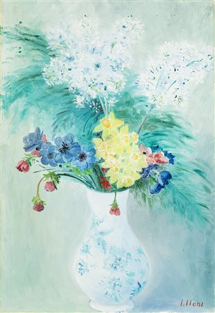 Umberto Lilloni (Milano 1898-1980)  - Fiori in primavera, 1963