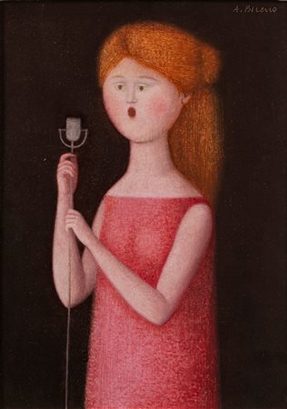 Antonio Bueno (Berlino 1918-Fiesole 1984)  - La cantante, 1975