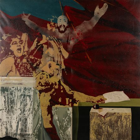 Paolo Baratella (Bologna 1935)  - Rosso per J. P. Marat, 1970