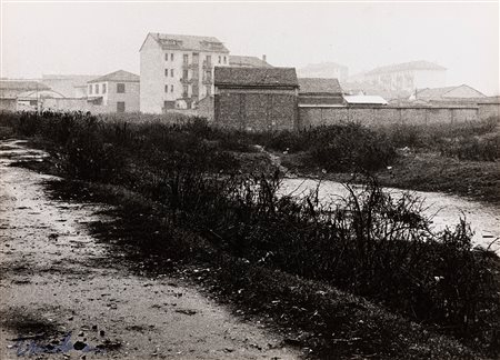 Ernesto Fantozzi (1931)  - Paesaggio Milanese, 1960s