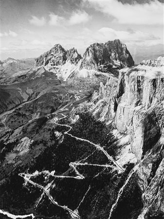 Lino Mantelli (attribuito a) (1913-1987)  - Dolomiti Passo di San Boldo, 1950s