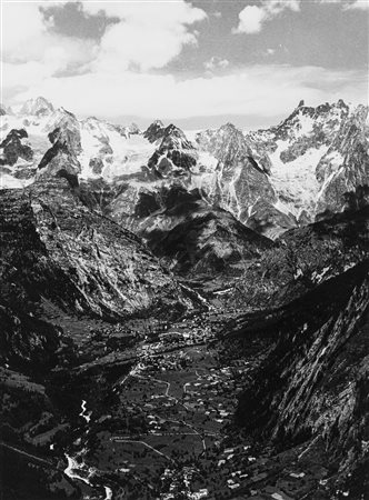 Lino Mantelli (attribuito a) (1913-1987)  - Catena del Monte Bianco, 1950s/1960s