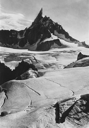 Alessio Nebbia (1896-1975)  - Dente del Gigante, Monte Bianco, 1940s/1950s