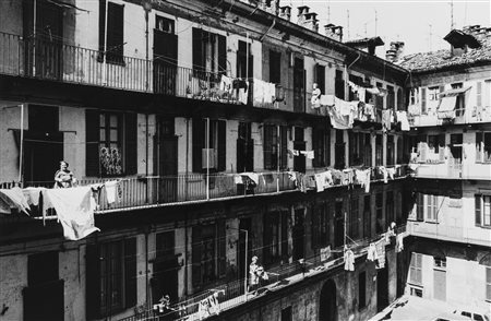 Toni Nicolini (1935-2012)  - Senza titolo (Casa di ringhiera, Milano), 1980s