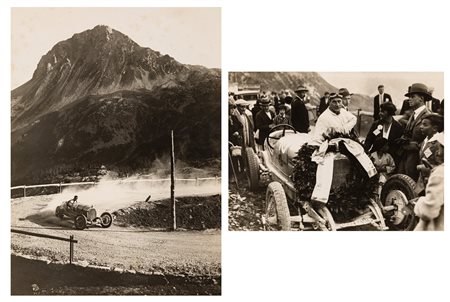 Othmar Rutz (1879-1961)  - Hans Stuck, Gran Premio automobilistico Svizzera, 1934