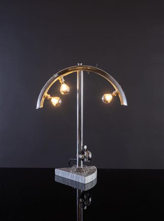 Ko Isao Yajima per Bici Design, Lampada da tavolo “Luna”, XX secolo. 