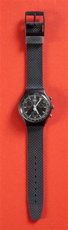 SWATCH CHRONOGRAPH BLACK FRIDAY - SCB100 Cassa in plastica, cinturino in...