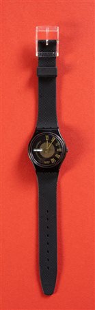 SWATCH GB720 GENT ORIGINAL BROADCAST Anno 1990, cassa in plastica, cinturino...