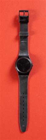 SWATCH AFTER DARK - GB144 Anno 1992, cassa in plastica, cinturino in...