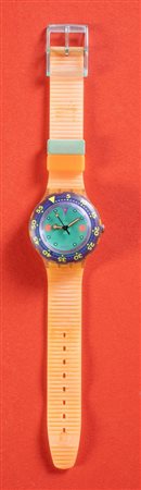 SWATCH SCUBA MEDUSA -SDK102 Anno 1991, cassa in plastica, cinturino in...