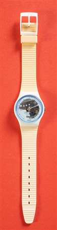 SWATCH WHITE KNIGHT - GW110 1988, Cassa in plastica, cinturino in plastica,...