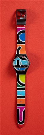 SWATCH COLOR-FULL - GB227 Anno 2004. Cassa in plastica, cinturino in...