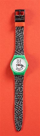 SWATCH CAPPUCCINO - GG121 Anno 1992-1993. Cassa in plastica, cinturino in...