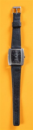 ETERNA EXECUTIVE, anni '80. Cassa tonneau in acciaio 32x38mm, quadrante...