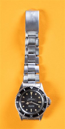 ROLEX SUBMARINER 5513 METER FIRST, anni '70. SERIALE 2.6 M. Cassa rotonda in...