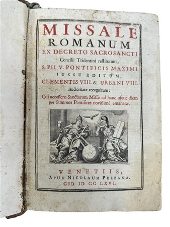 Missale Romanum Venetiis Aprib Nicolaus, 1756