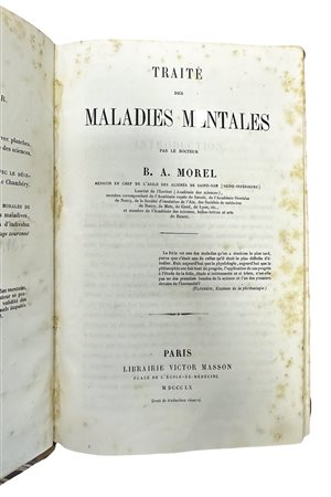 Traite' des maladies mentales, 1760