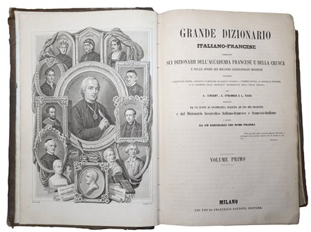 Grande dizionario italiano-francese e français-italien, 19th-20th secolo