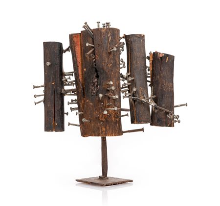 Mario Ceroli (Castel Frentano 1938) Senza titolo 1958 Scultura in legno,...