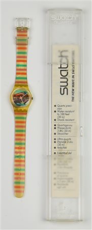 SWATCH VIENNA DECO, 1987 mod. BELVEDERE, cod. LK105 Completo di scatola...