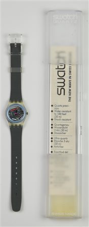 SWATCH COLOR TECH, 1987 mod. BLUE BAY, cod. LK106 Completo di scatola...