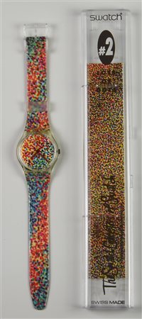 SWATCH COLLECTORS N2, 1992 mod. LOTS OF DOTS, cod. GZ121 Completo di scatola...