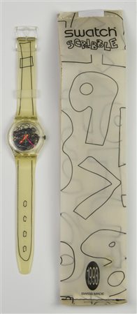 SWATCH COLLECTORS N3, 1993 mod. SCRIBBLE, cod. GZ124 Completo di scatola...