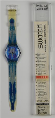 SWATCH 700 YEARS CON HELVETICA, 1991 mod. TEST, cod. GZ118 Completo di...