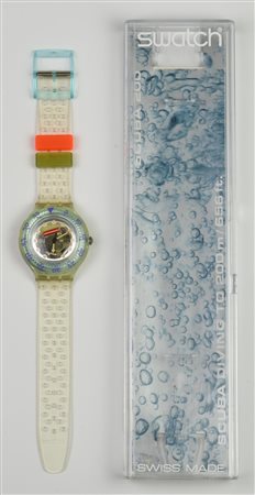 SWATCH SCUBA 200, 1992 mod. JELLY BUBBLES, cod. SDK104 Completo di scatola...