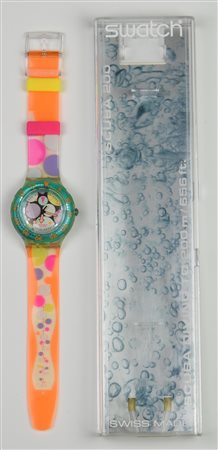 SWATCH SCUBA 200, 1992 mod. SEA GRAPES, cod. SDK105 Completo di scatola...