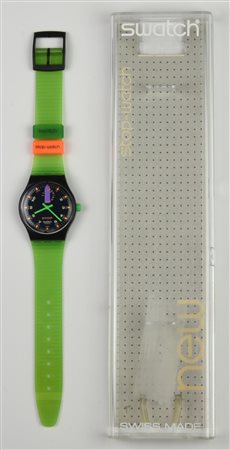 SWATCH STOP, 1992 mod. JESS RUSH, cod. SSB100 Completo di scatola originale,...