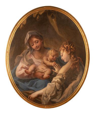 Sposalizio Mistico di Santa Caterina   Antonio  Balestra (attribuito a)