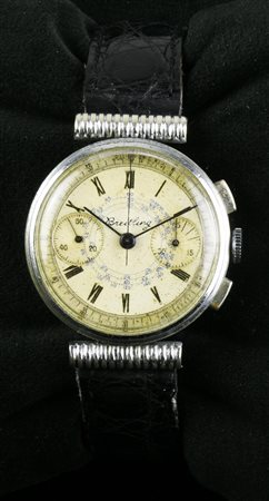 OROLOGIO BREITLING IN ACCIAIO, SERIALE N. 46 54 51, 1943 CASSA: in acciaio,...