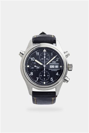 IWC<BR>Mod. “Flieger Pilot Doppelchronograph”, ref.3713, anni 2000